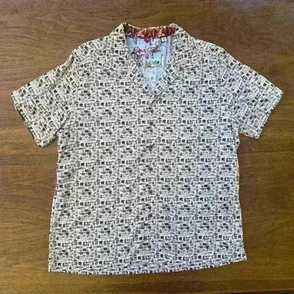 Robert Graham- “Joryne” Classic Fit Men’s Short Sleeve XL Shirt New Without Tags - Picture 5 of 10